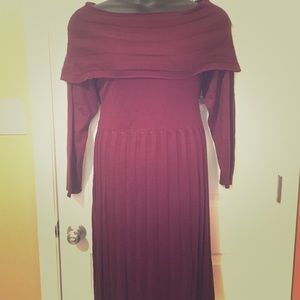 Plus size sweater dress